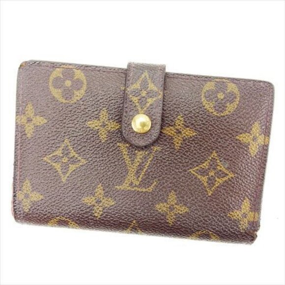 Louis Vuitton Wallet Purse Coin purse Monogram Brown Woman Authentic - Picture 1 of 13